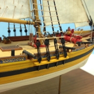 Paper Model of HMS Alert by Clare Hess